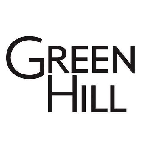 The text 'GREEN HILL' in bold black sans-serif lettering on a plain white background.